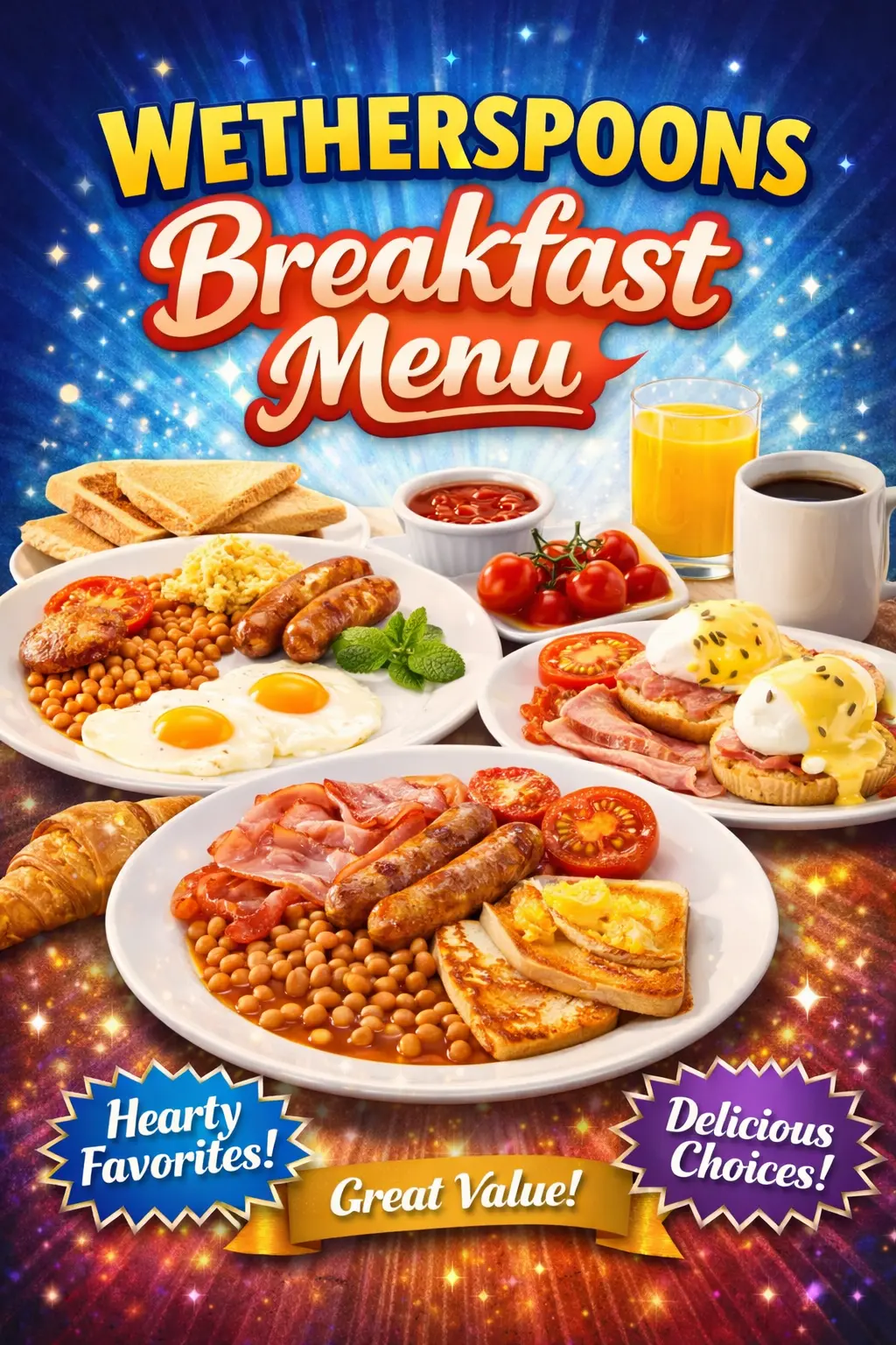 wetherspoons breakfast menu