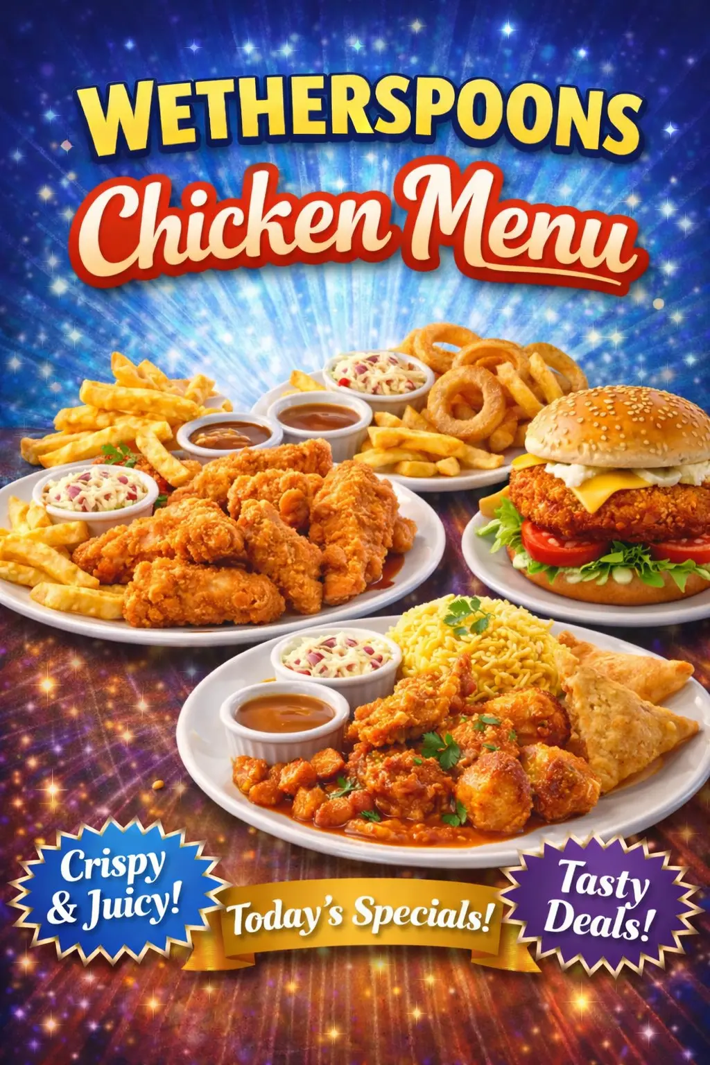 wetherspoons chicken menu