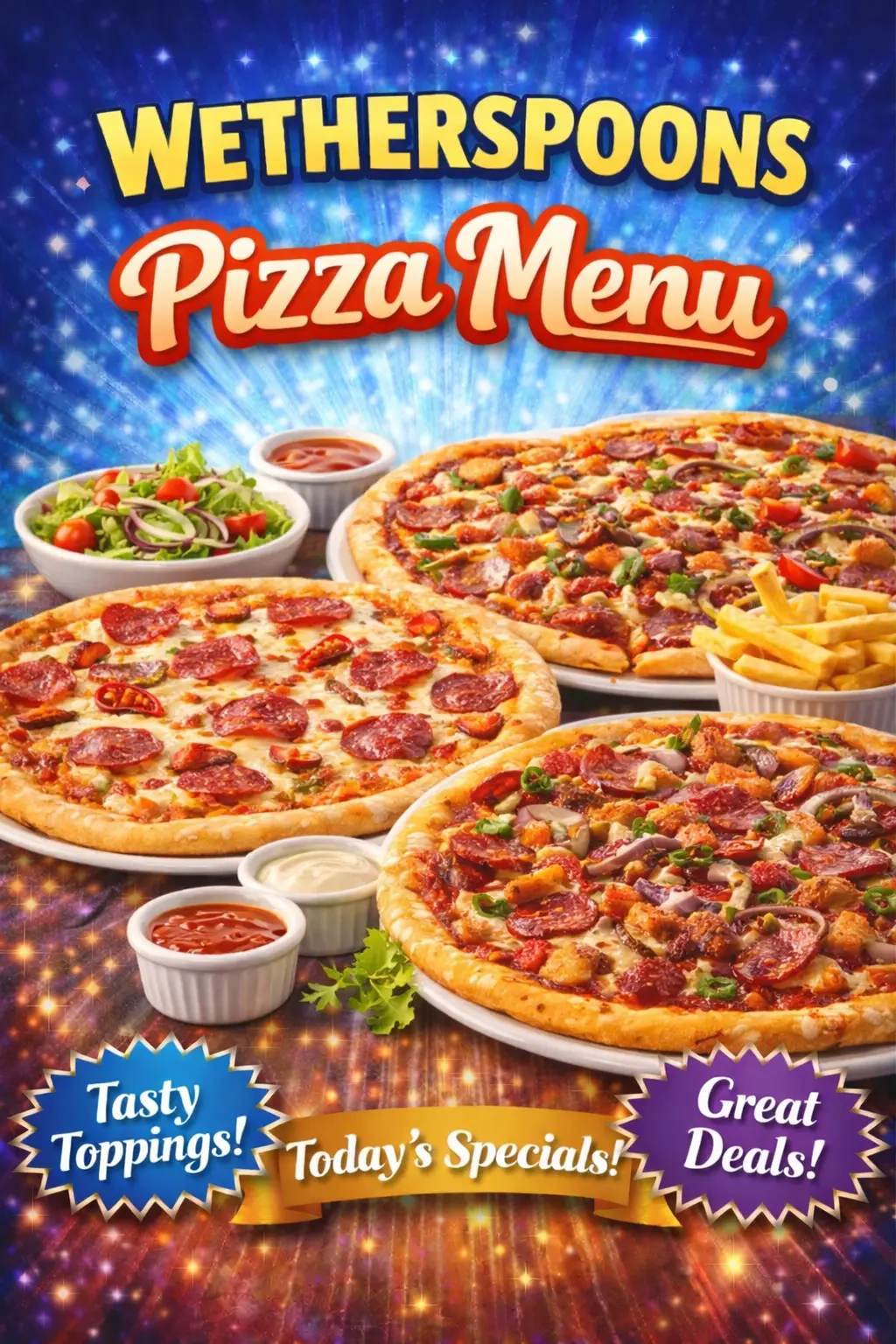 wetherspoons pizza menu
