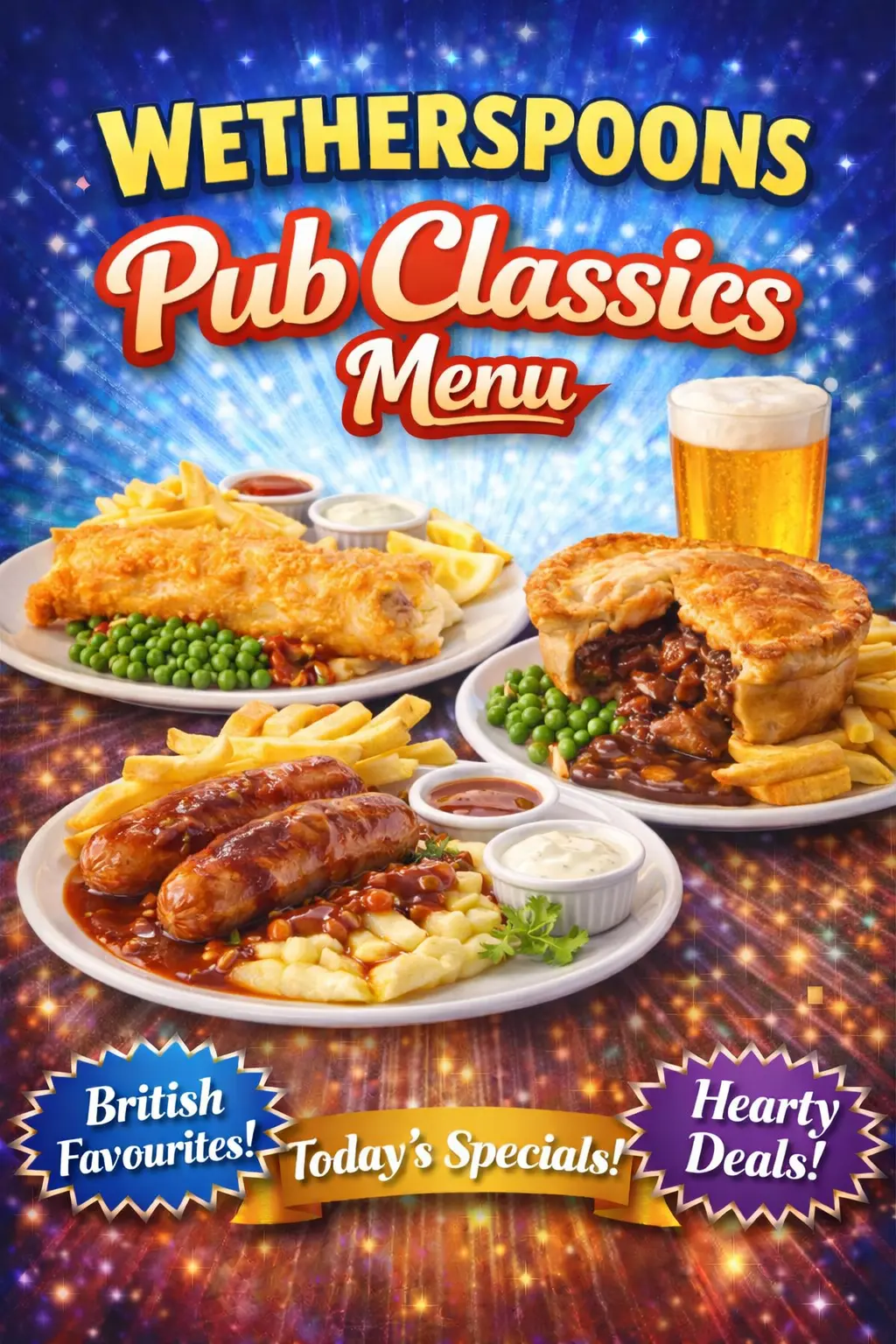 wetherspoons pub classic menu