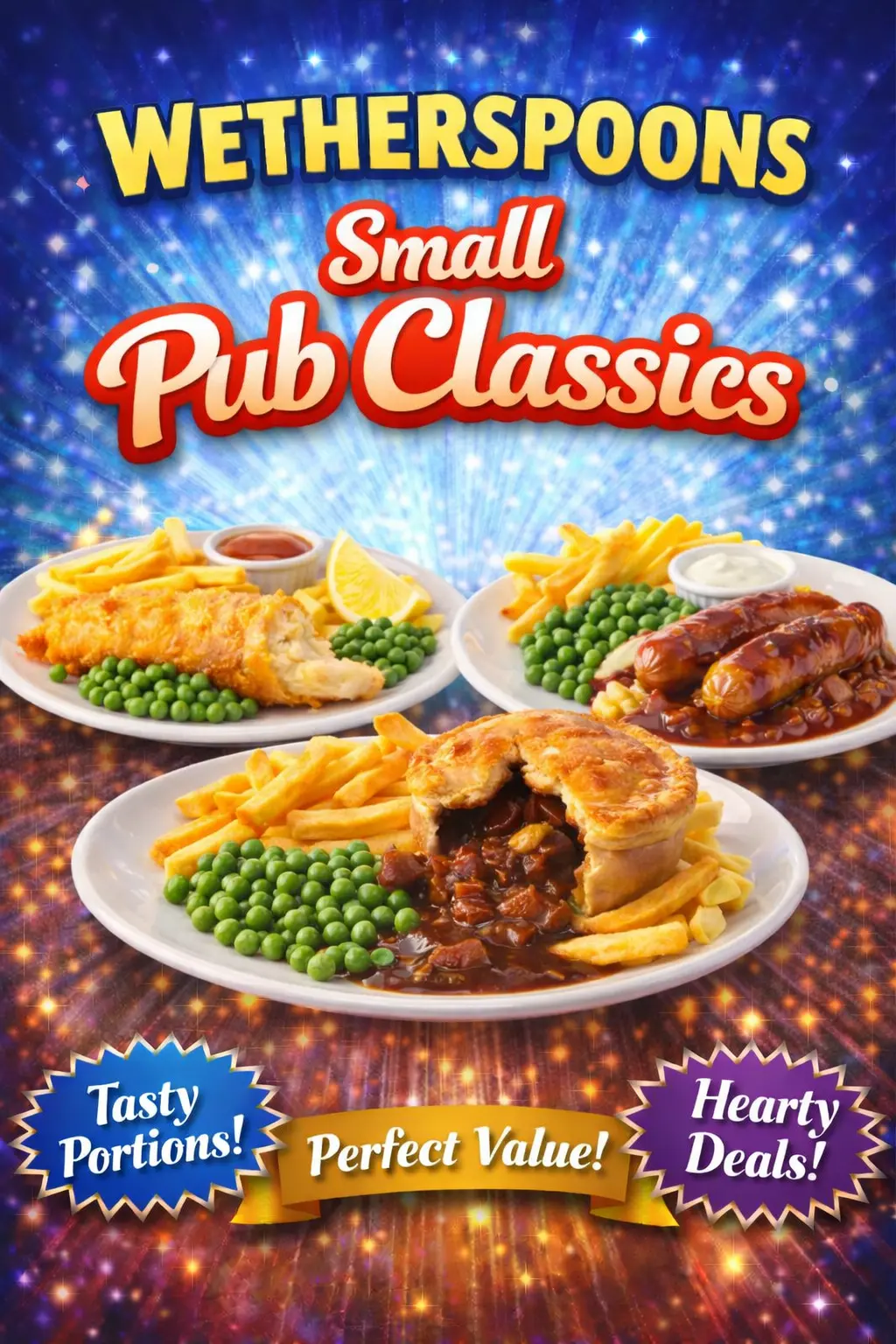 wetherspoosns small pub clasiisc menu
